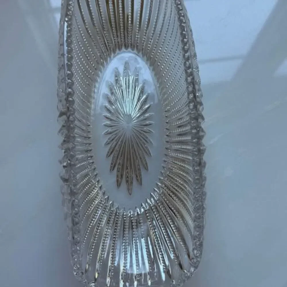 Antique 1901 Fostoria Edgewood glass celery tray